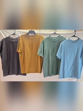 Lot of 4 American Giant Men's Size Large Short Sleeve T-shirts NWOT